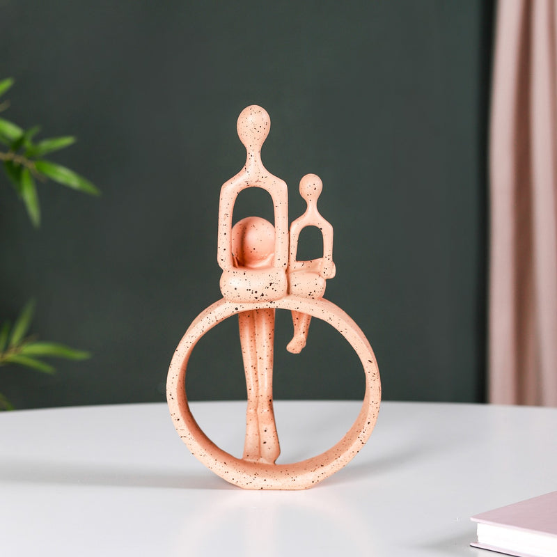 Mother And Child Resin Sculpture Showpiece