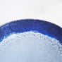 Abstract Ombre Blue Ceramic Dessert Plate Set Of 4 15cm