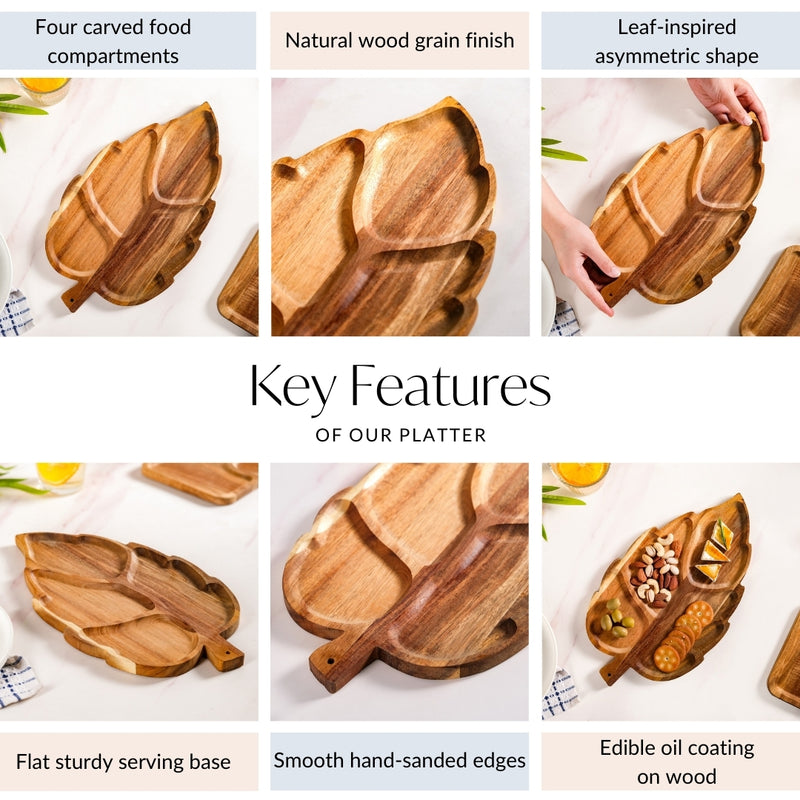 Acacia Leaf Snack Platter