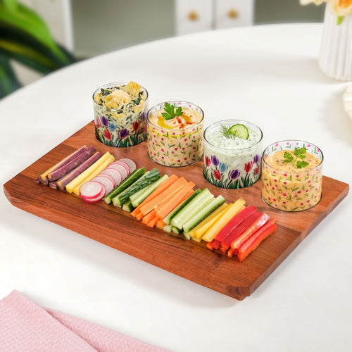 Platterazzi Party Platter With Dip Bowls Set Of 5