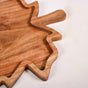 Acacia Wood Maple Leaf Serving Platter