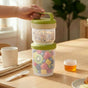 Stacko Breakfast Salad Box With Dressing Cup Green 1020ml