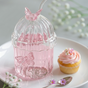 Crystal Fairy Core Butterfly Tumbler With Lid And Straw 450ml Set Of 2