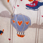 Adventure Love Knitted Kids Cotton Throw 153x130cm