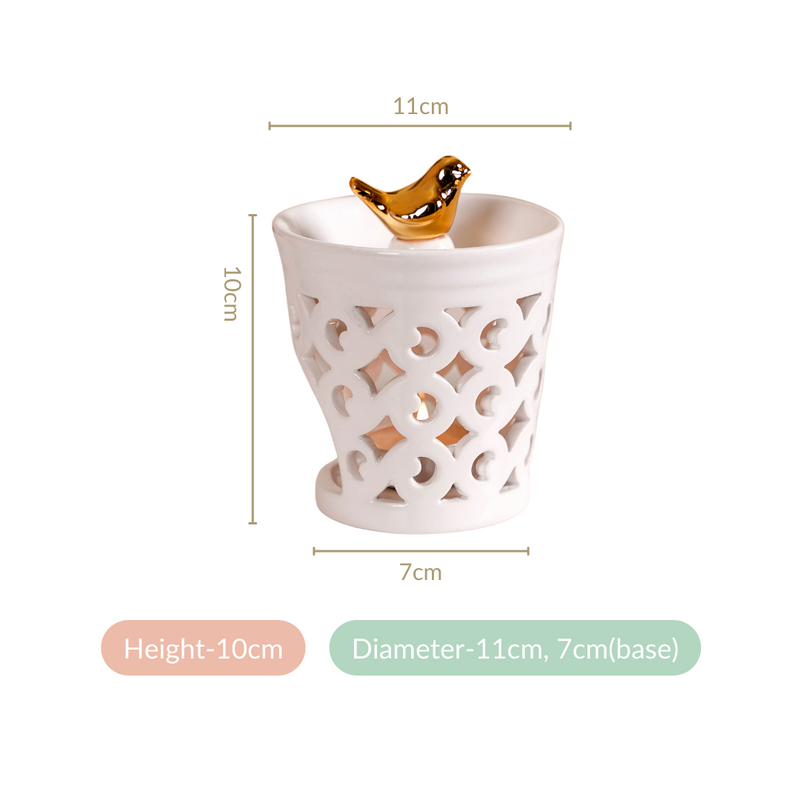 Cutwork Light Diffuser Set Of 2 White- Cutwork Light Diffuser, Set of 2 Diffusers, White Light Diffuser, Decorative Diffuser Set