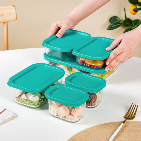 Groovo Airtight Containers For Food Storage Set Of 6