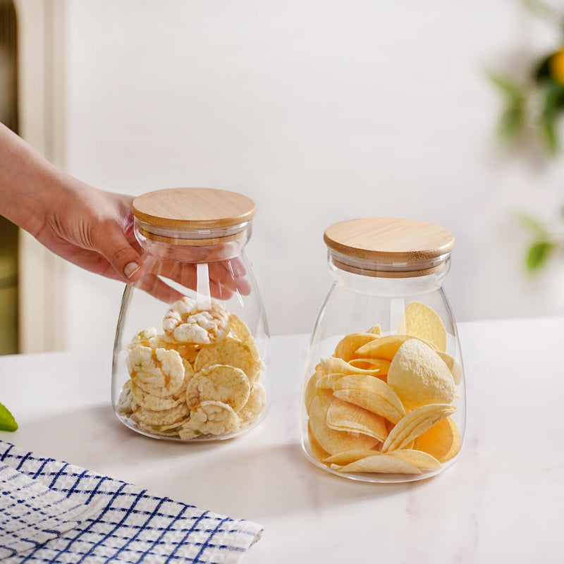 Airtight Jar Set For Dry Fruit Big 1100ml