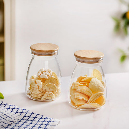 Airtight Jar Set For Dry Fruit Big 1100ml