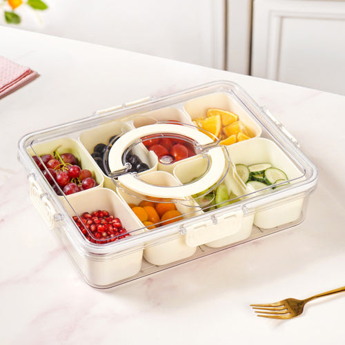 Airtight Fridge Storage Box With 8 Compartments