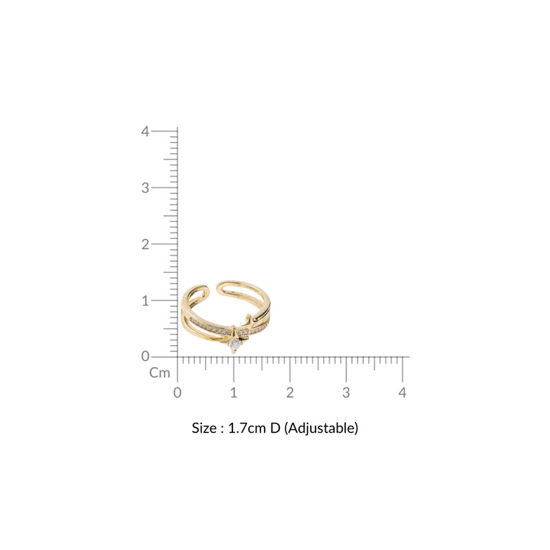 Aligned With Stars Ring