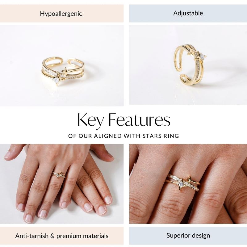 Aligned With Stars Ring