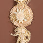 All Natural Wall Hanging With Sola Flowers And Dried Grass Set Of 2