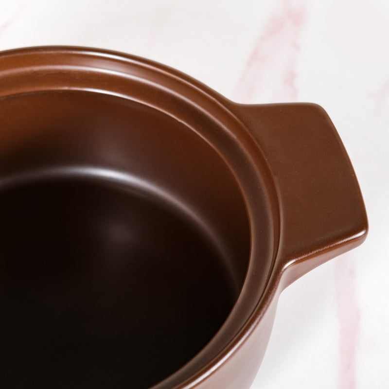 Amber And Brown Earthenware Pot 3500ml
