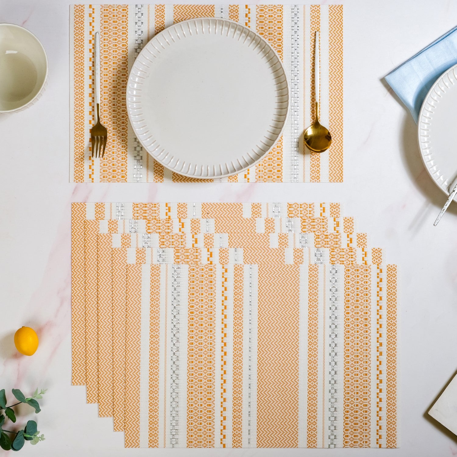 Amber Sunrise Table Mat Set Of 6