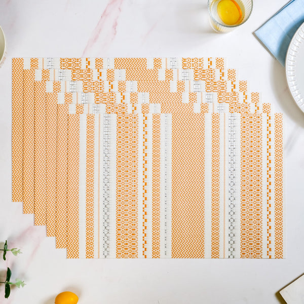 Amber Sunrise Table Mat Set Of 6