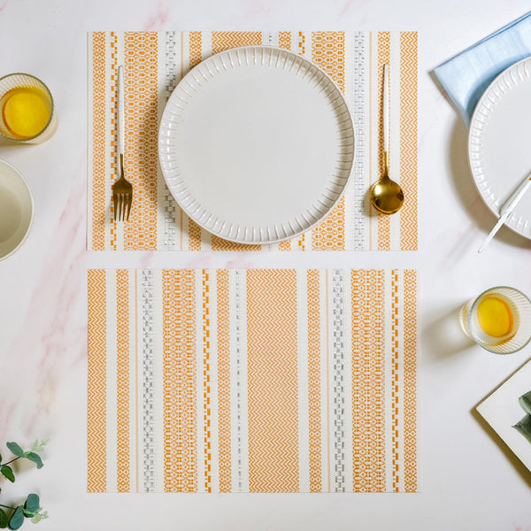 Amber Sunrise Table Mat Set Of 6