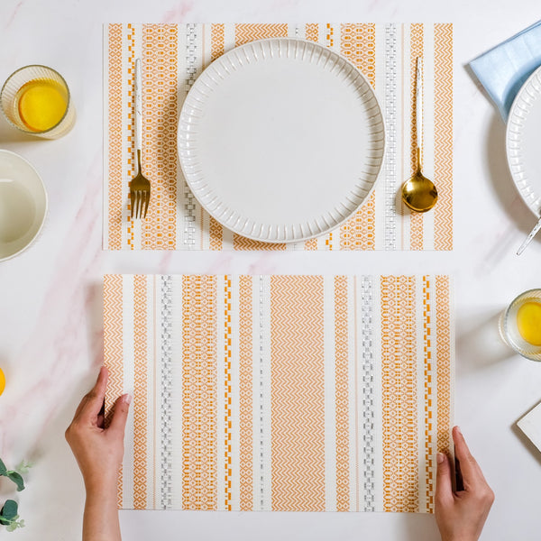 Amber Sunrise Table Mat Set Of 6