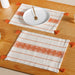 Amber Weave Dining Placemat With Tassels Set Of 6