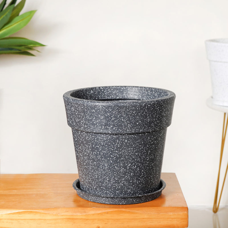Amplio Grey Planter 26x24 Inch