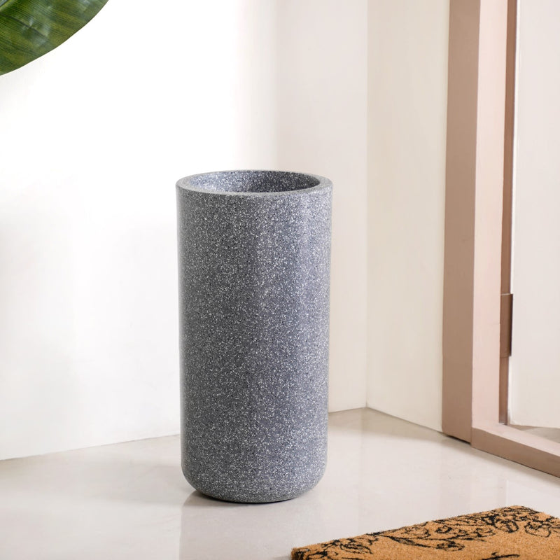 Amplio Grey Tall Cylindrical Planter 47x23 Inch