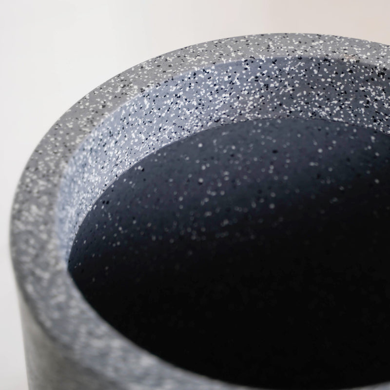 Amplio Grey Tall Cylindrical Planter 47x23 Inch