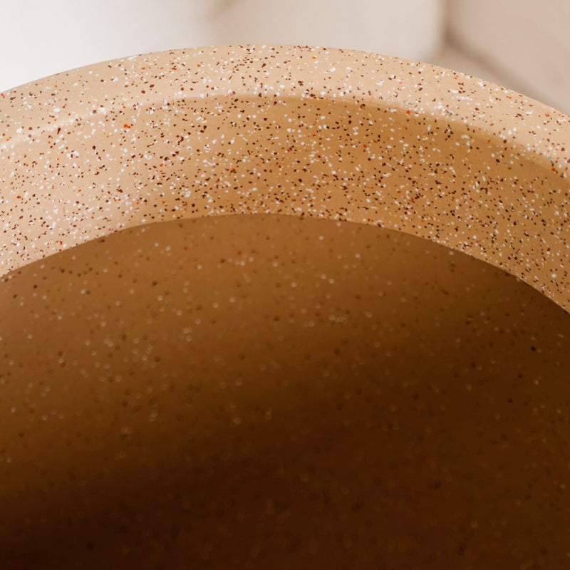 Amplio Large Beige Planting Pot 39x36 Inch