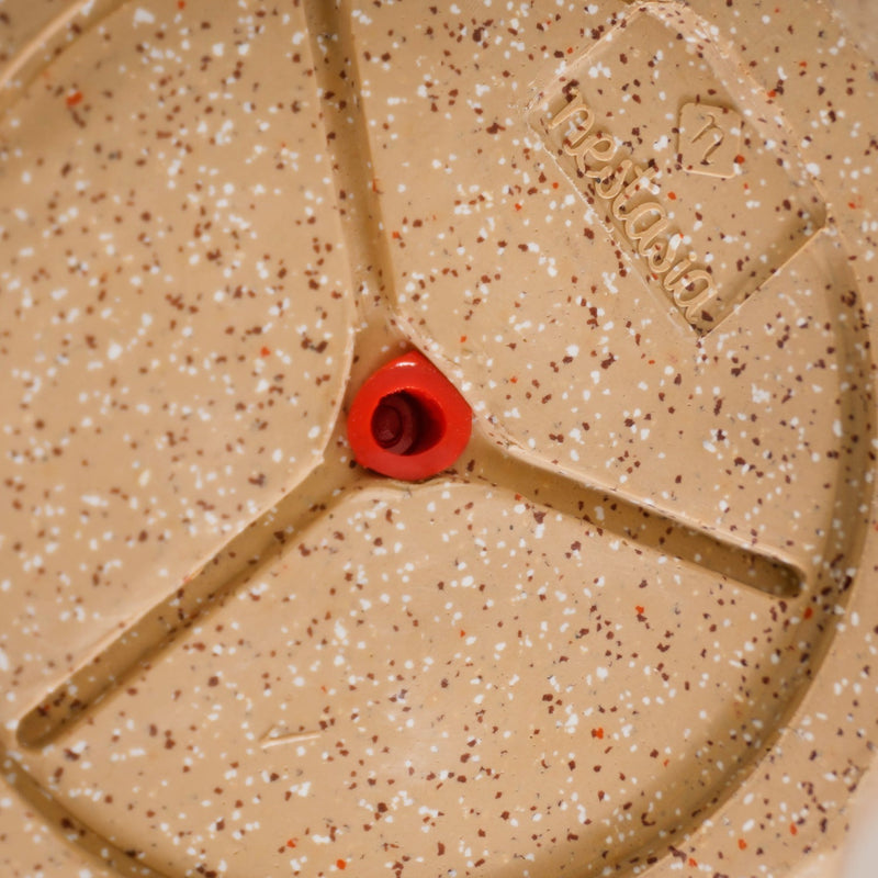 Amplio Ribbed Beige Planting Pot 33x31 Inch