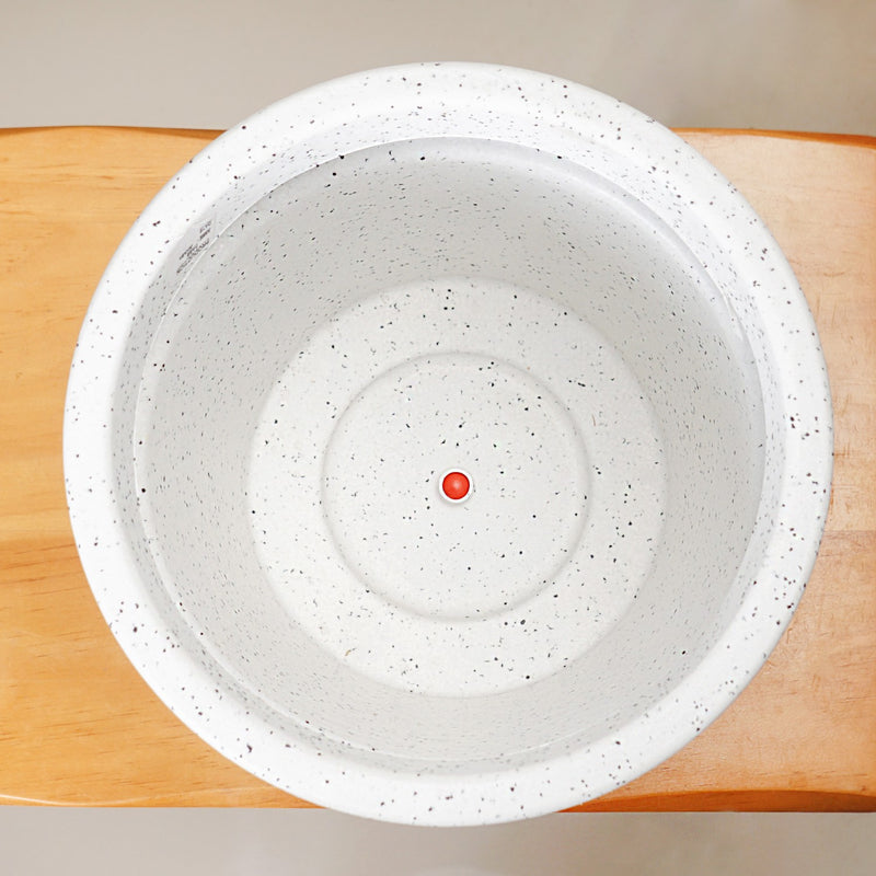 Amplio White Planter 26x24 Inch