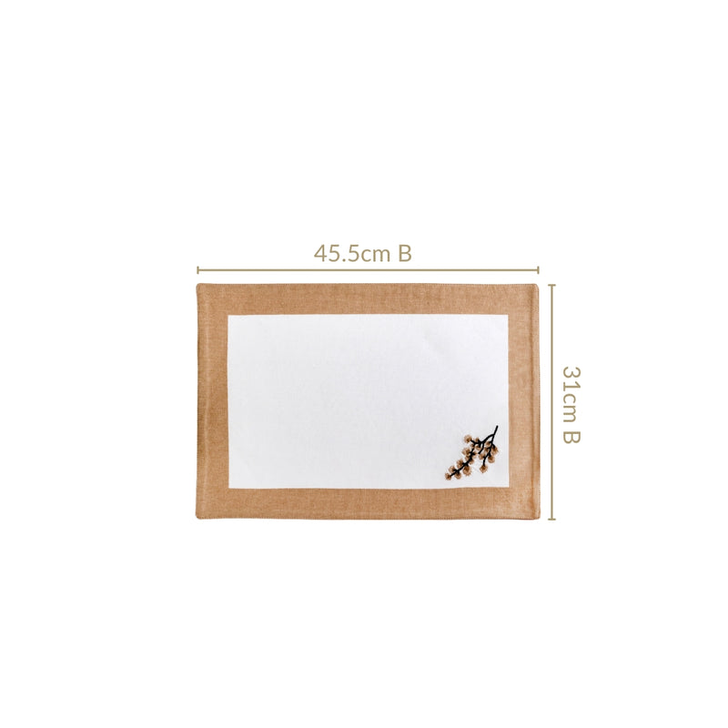 Ancienne Pure Cotton Table Mat Set Of 6