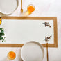 Ancienne Rustic Charm Cotton Table Runner In Brown