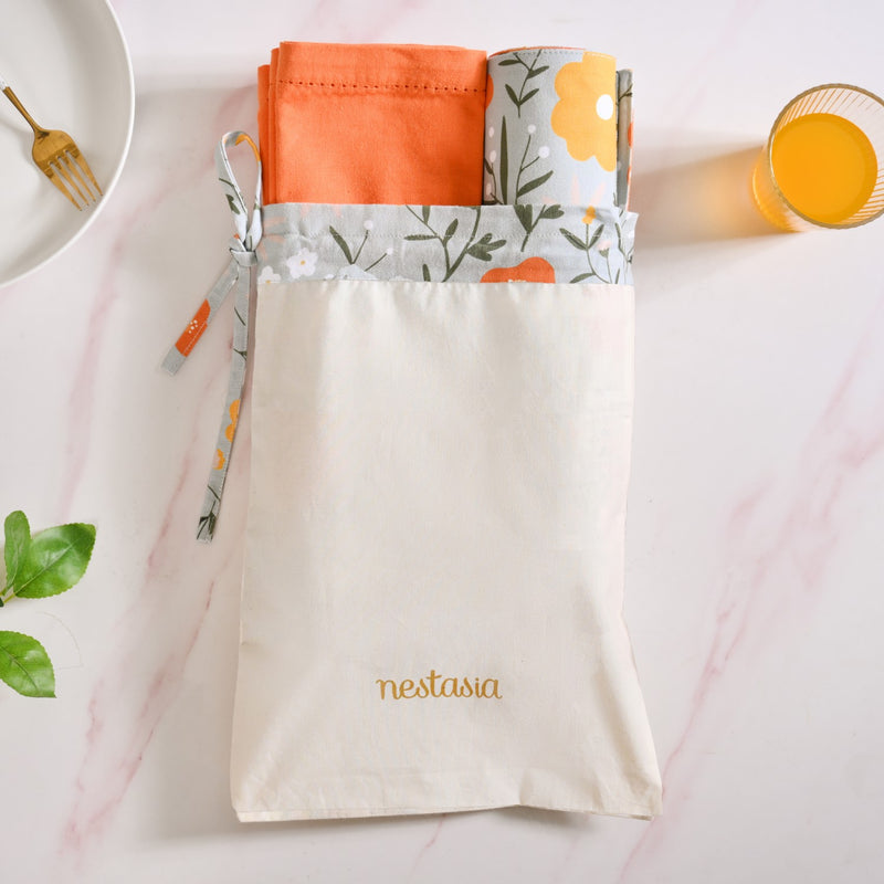 Arancia Table Mats And Matching Napkins Set Of 12