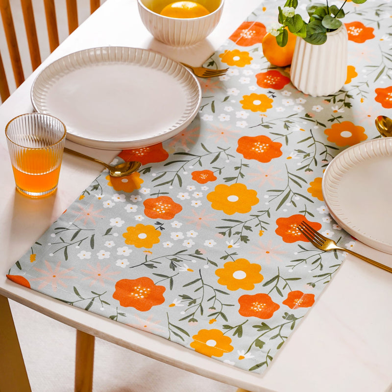 Arancia 13 Piece Table Place Mat Runner And Napkin Set