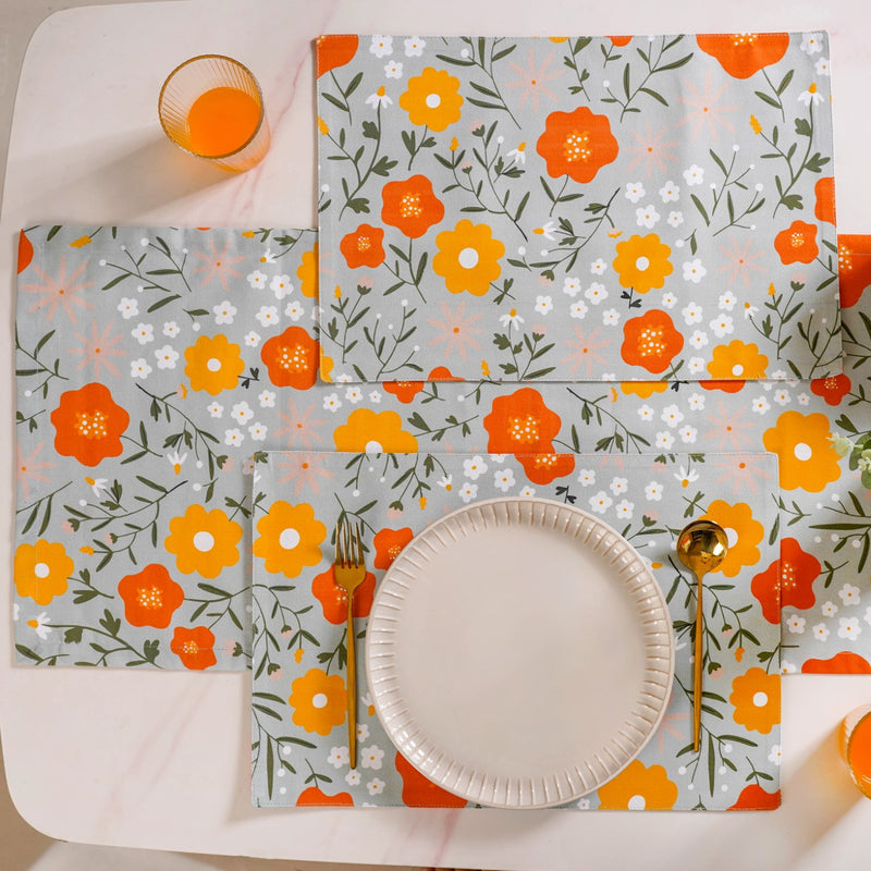 Arancia 7 Piece Table Mat And Runner Set