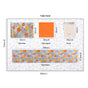 Arancia Complete Table Linen Set With Mats, Napkins, Runners And Table Cloth