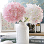 Artificial Hydrangea Pink- Artificial flower, faux flower, flower for vase, decorative flowers, artificial plants, fake flowers