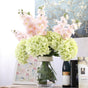 Artificial Hydrangea Pink- Artificial flower, faux flower, flower for vase, decorative flowers, artificial plants, fake flowers