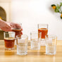 Artisan Textured Tea Glass Set Of 6 190ml