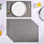 Ash Chenille Pattern Tablemat Set Of 6