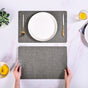 Ash Chenille Pattern Tablemat Set Of 6