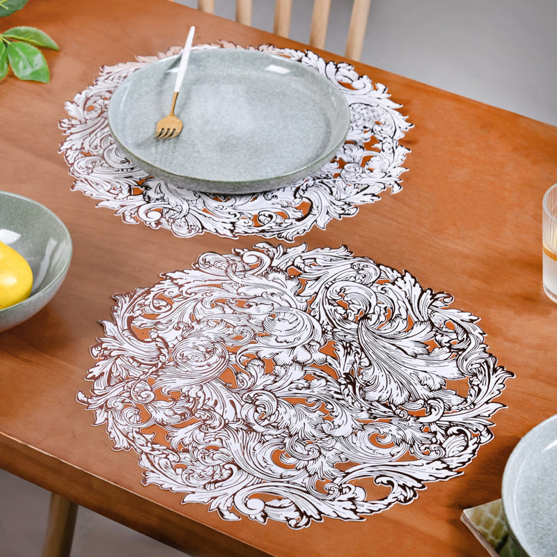 Auburn Luxe Round Tablemat Set Of 6