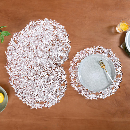 Auburn Luxe Round Tablemat Set Of 6