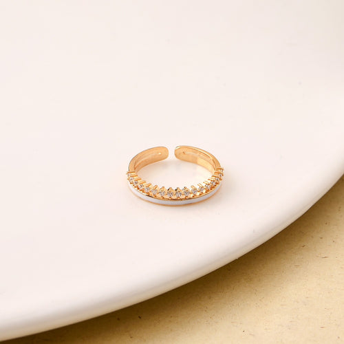 Aurora Blush Gold Ring
