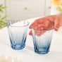 Aurora Ombre Fluted Tumbler Set Of 2 Blue 270ml