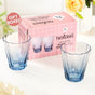 Aurora Ombre Fluted Tumbler Set Of 2 Blue 270ml