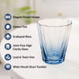 Aurora Ombre Fluted Tumbler Set Of 2 Blue 270ml