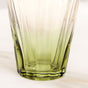 Aurora Ombre Fluted Tumbler Set Of 2 Green 270ml