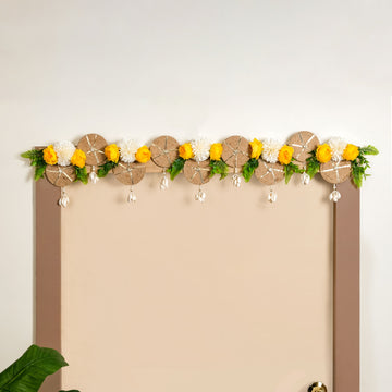 Auspicious Blossom Wall Toran For Festivities