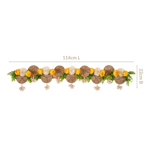 Auspicious Blossom Wall Toran For Festivities