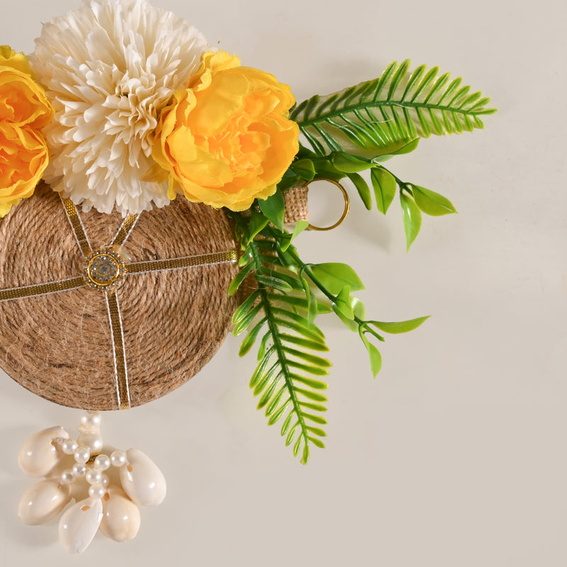 Auspicious Blossom Wall Toran For Festivities