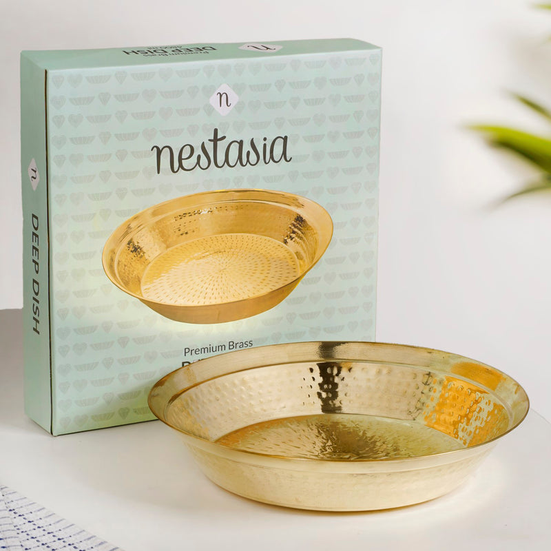 Authentic Brass Hammered Parat 36cm